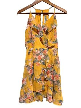 ALMOST FAMOUS Floral Ruffle Sundress Boho Cottagecore Fairy Dress